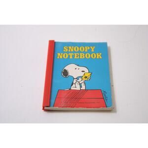 Snoopy Notebook, Butterfly Originals, 1965, Unused Stationary, Vintage, Crafts,